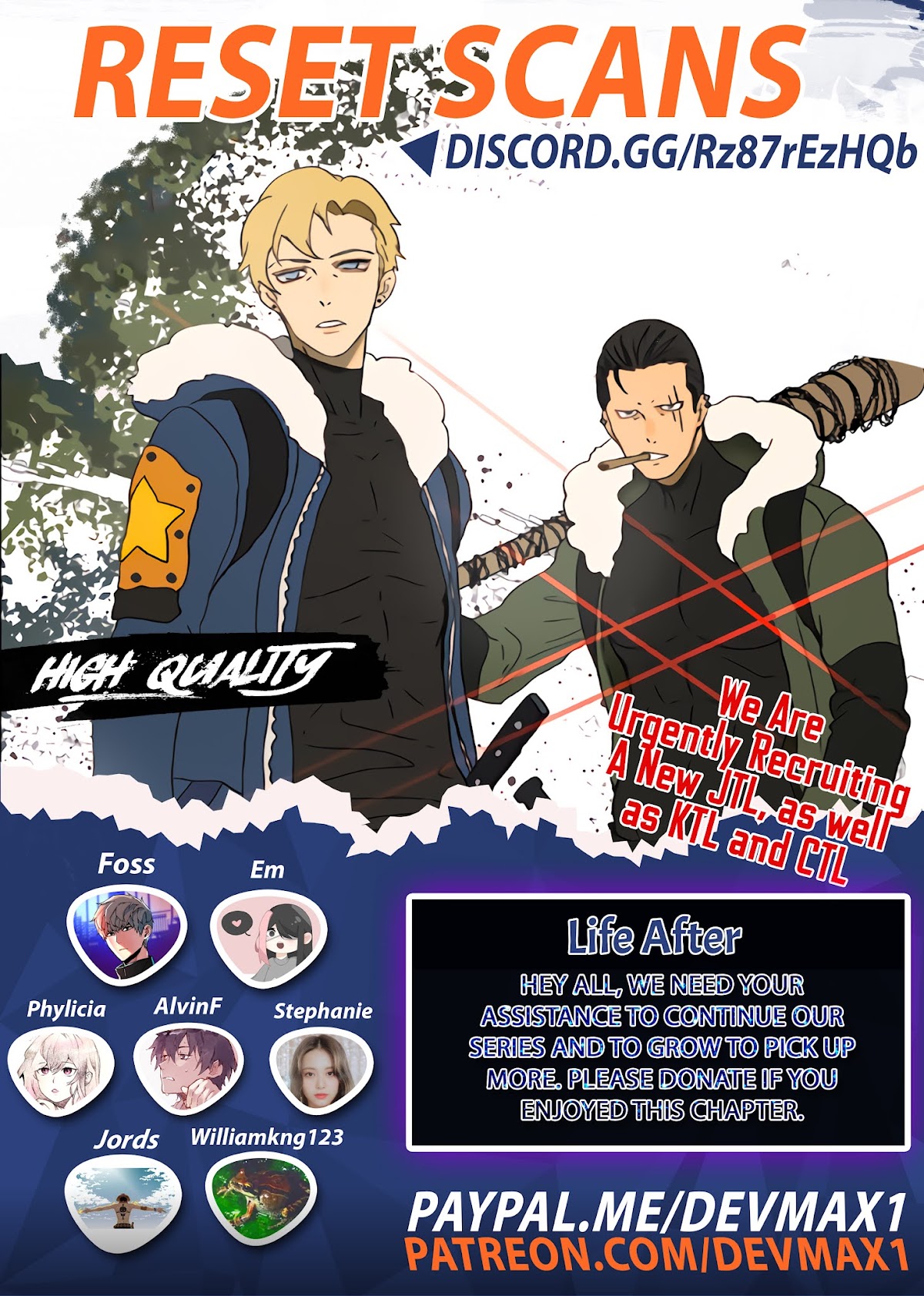 Lifeafter Chapter 7 page 1 - Chapter 7: I Want to Confess One Thing