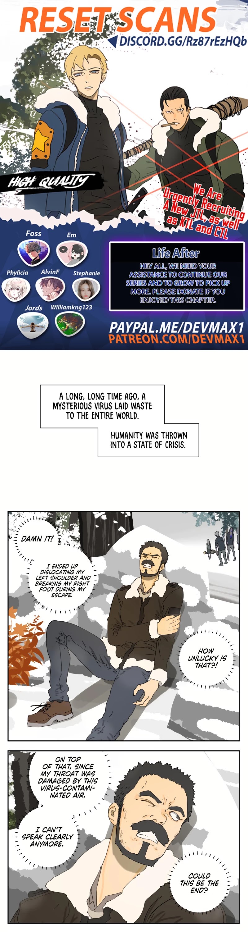 Lifeafter Chapter 8 page 1 - Chapter 8: The Terminator of The End Times