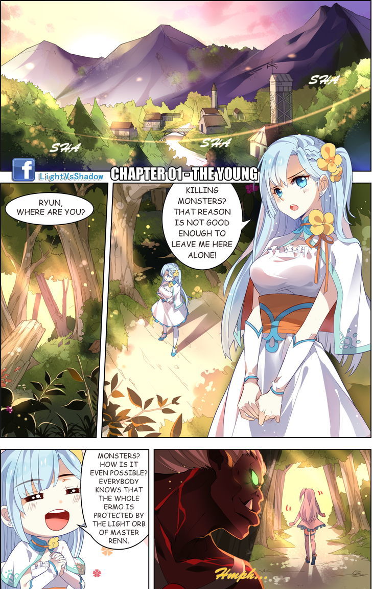 Light vs Shadow Chapter 1 page 1 - Chapter 1 : The Young