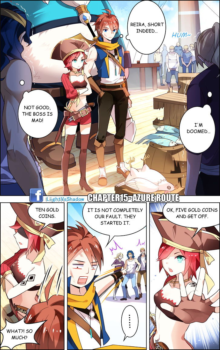 Light vs Shadow Chapter 15 page 1 - Chapter 15 : Azure Route