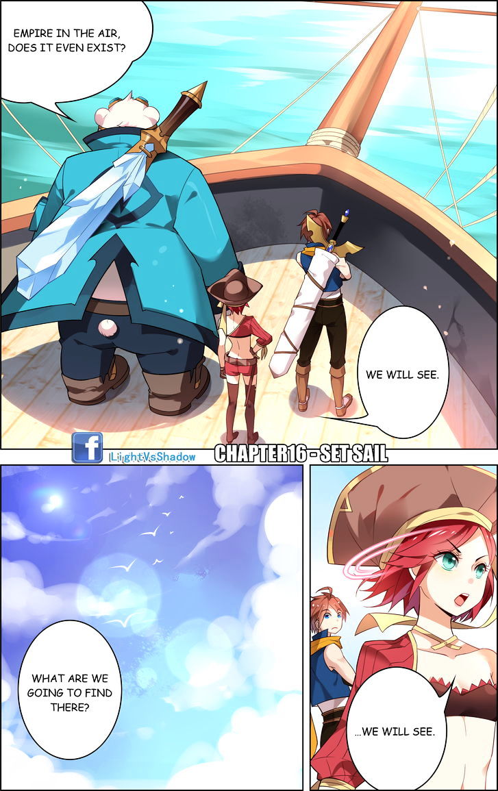Light vs Shadow Chapter 16 page 1 - Chapter 16 : Set Sail
