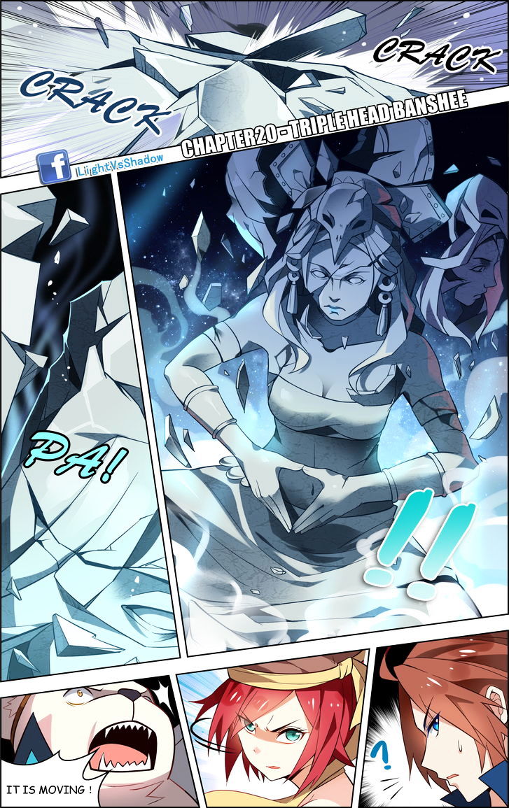 Light vs Shadow Chapter 20 page 1 - Chapter 20 : Triple Head Banshee