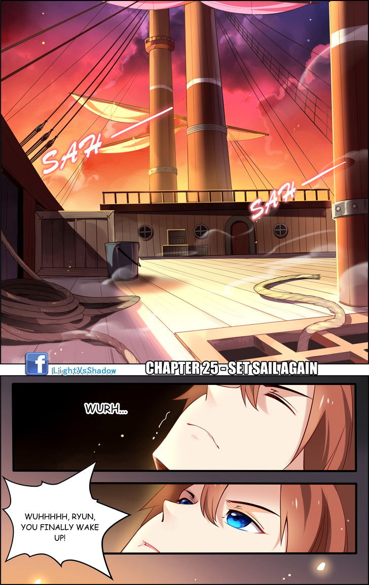 Light vs Shadow Chapter 25 page 1 - Chapter 25 : Set Sail Again