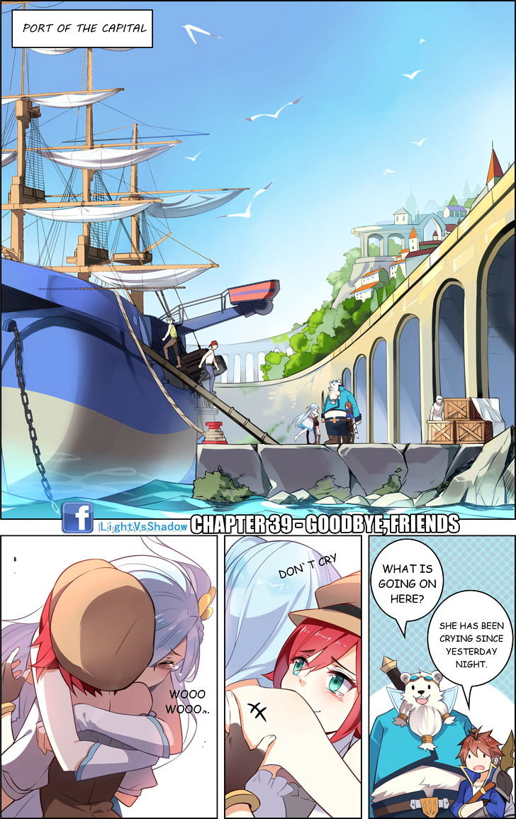Light vs Shadow Chapter 39 page 1 - Chapter 39 : Goodbye Friends