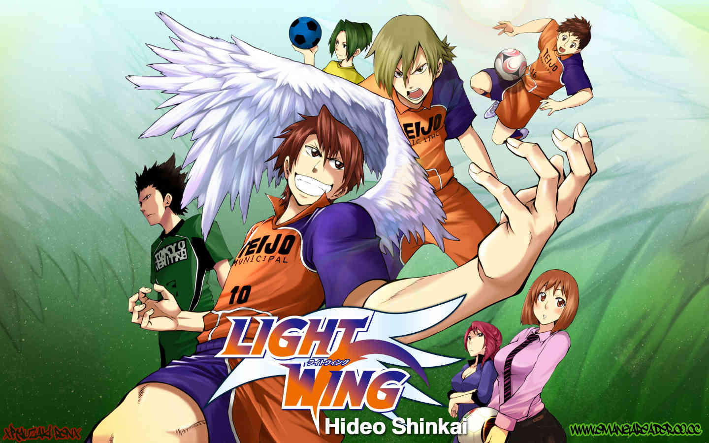 Light Wing Chapter 1 page 8 - Chapter 1: Right Wing Rihito Amagai