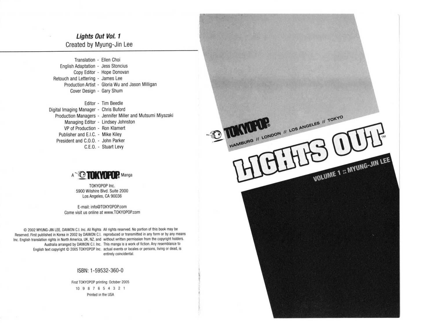 Lights Out Chapter 1.0 page 4 - Vol.01 Chapter 0