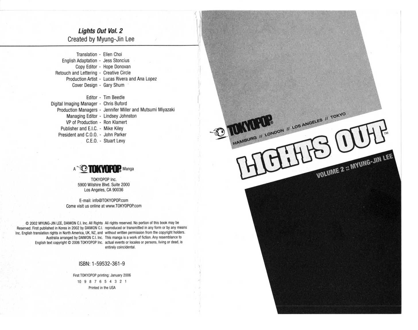 Lights Out Chapter 2.0 page 3 - Vol.02 Chapter 0