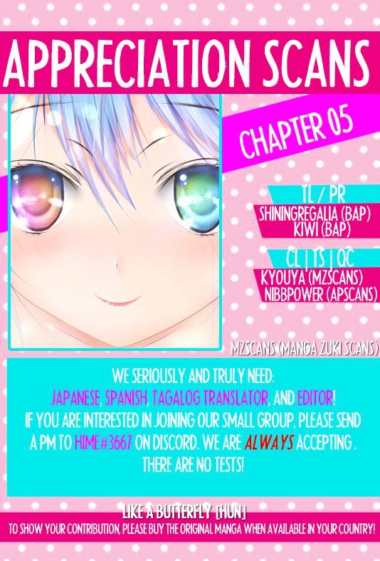 Like a Butterfly Chapter 5 page 1 - Chapter 5