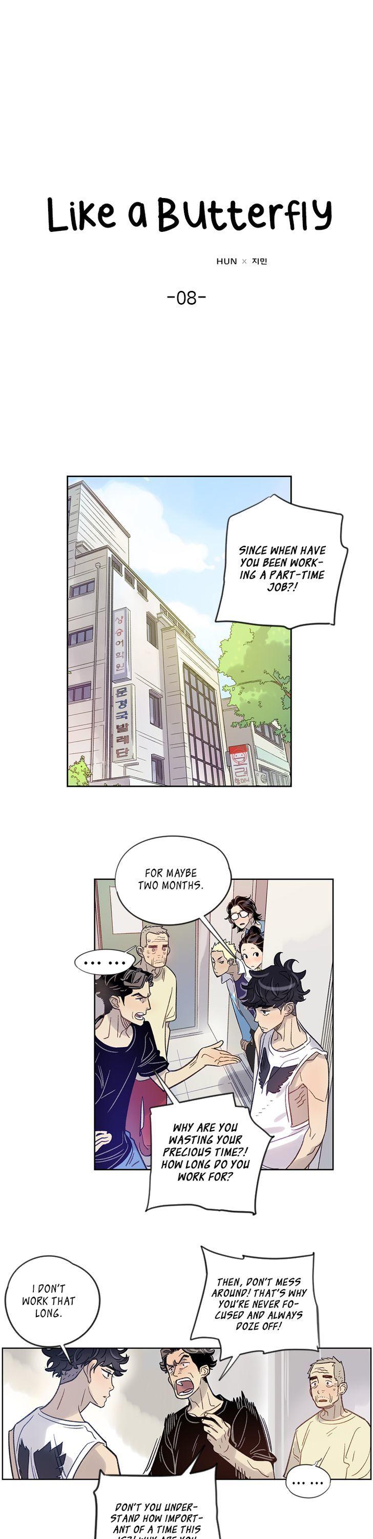 Like a Butterfly Chapter 8 page 1 - Chapter 8