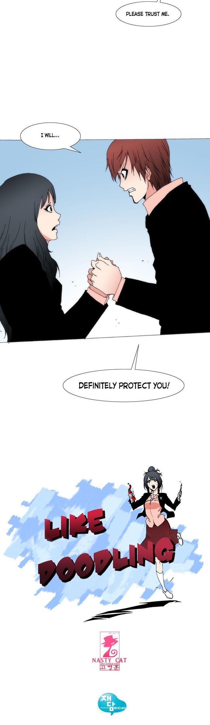 Like Doodling Chapter 31 page 10 - Chapter 31 : Bin Woo's position