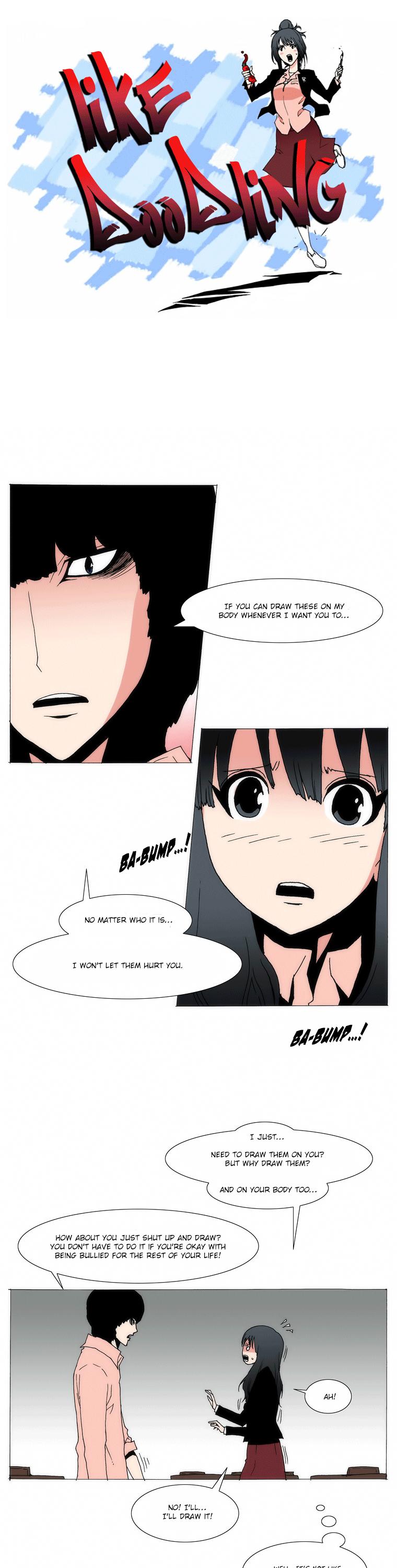 Like Doodling Chapter 6.2 page 2 - Chapter 6 v2 : This Is Probably Not a Dream?