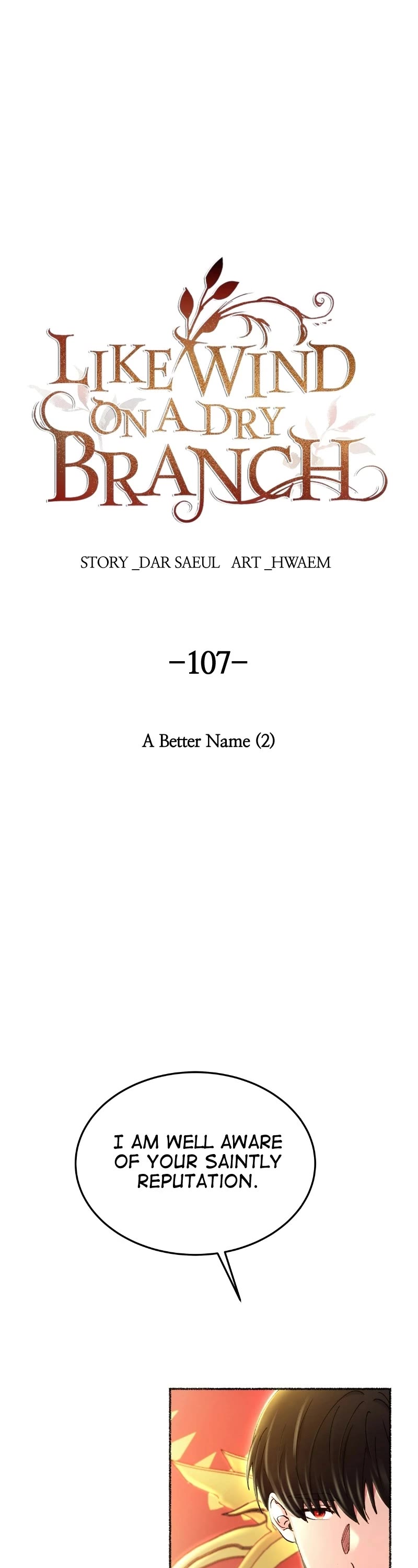 Like Wind on a Dry Branch Chapter 107 page 1 - Chapter 107: Ep. 107 - A Better Name (2)