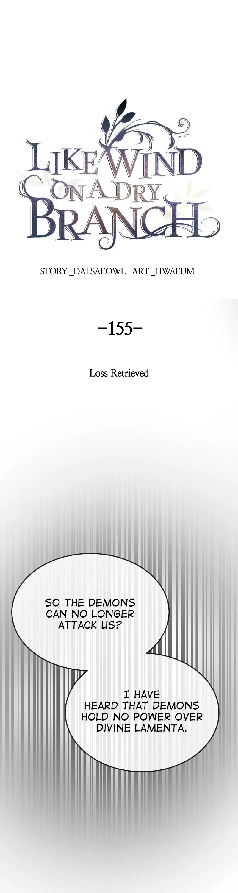Like Wind on a Dry Branch Chapter 157 page 1 - Chapter 157: Ep. 155 - Loss Retrieved