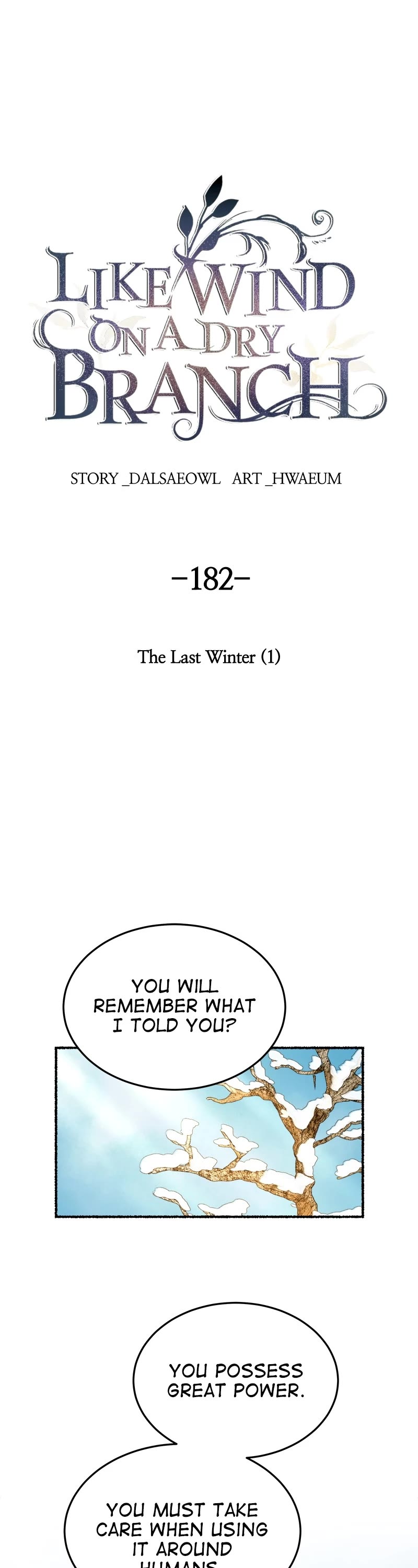 Like Wind on a Dry Branch Chapter 184 page 1 - Chapter 184: Ep. 182 - The Last Winter (1)