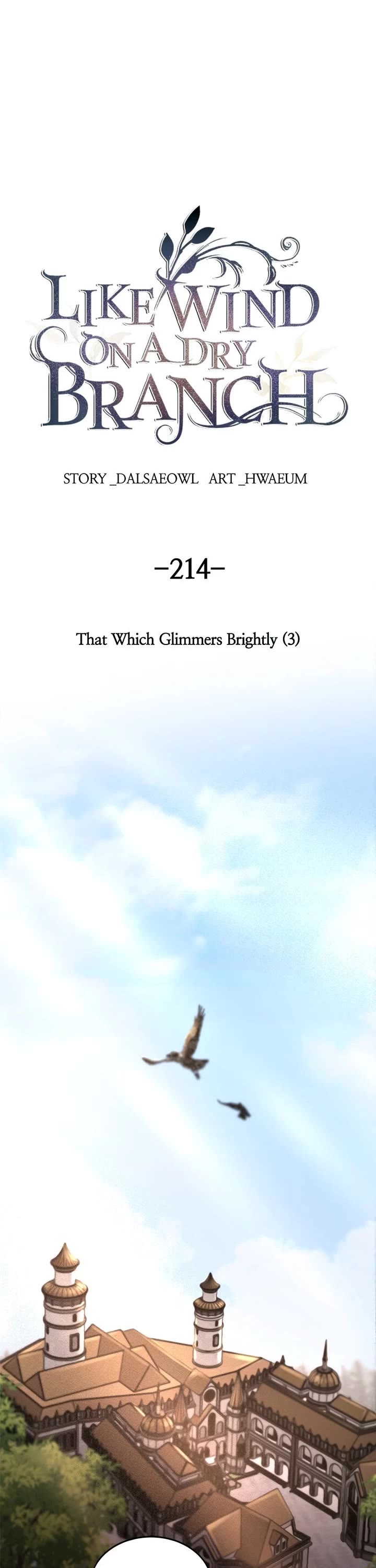 Like Wind on a Dry Branch Chapter 216 page 1 - Chapter 216: Ep. 214 - That Which Glimmers Brightly (3)