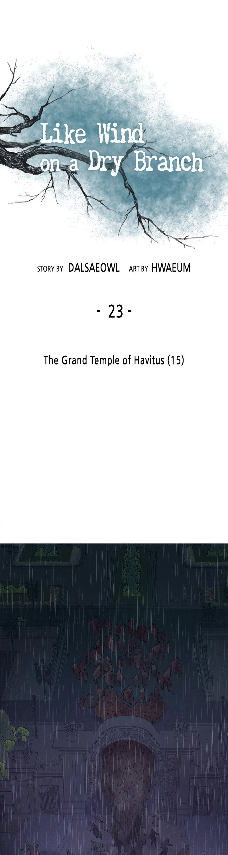 Like Wind on a Dry Branch Chapter 23 page 1 - Chapter 23: Ep. 23 - The Grand Temple of Havitus (15)