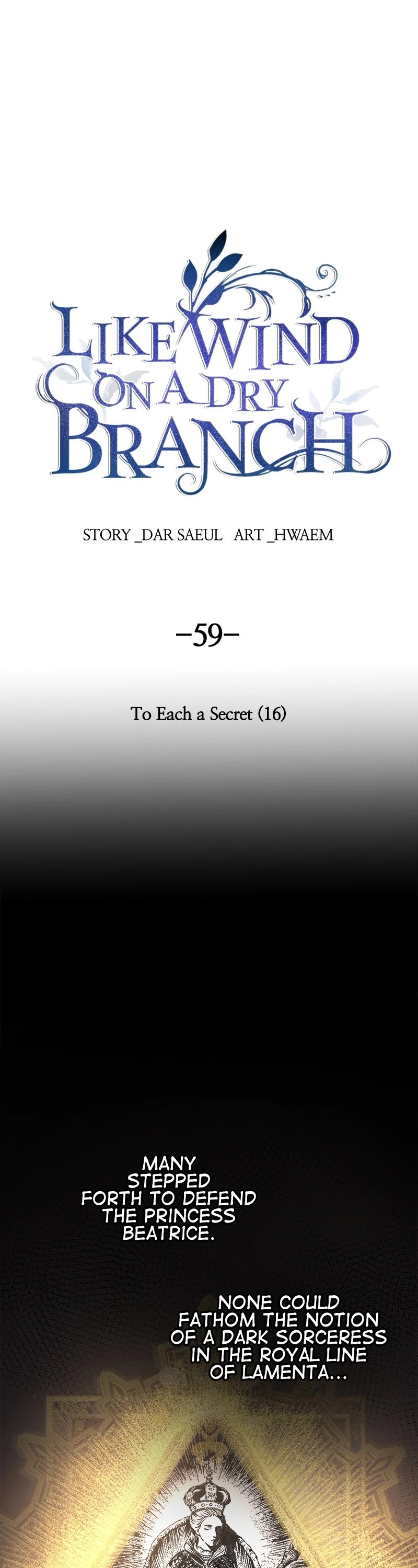 Like Wind on a Dry Branch Chapter 59 page 1 - Chapter 59: Ep. 59 - To Each a Secret (16)