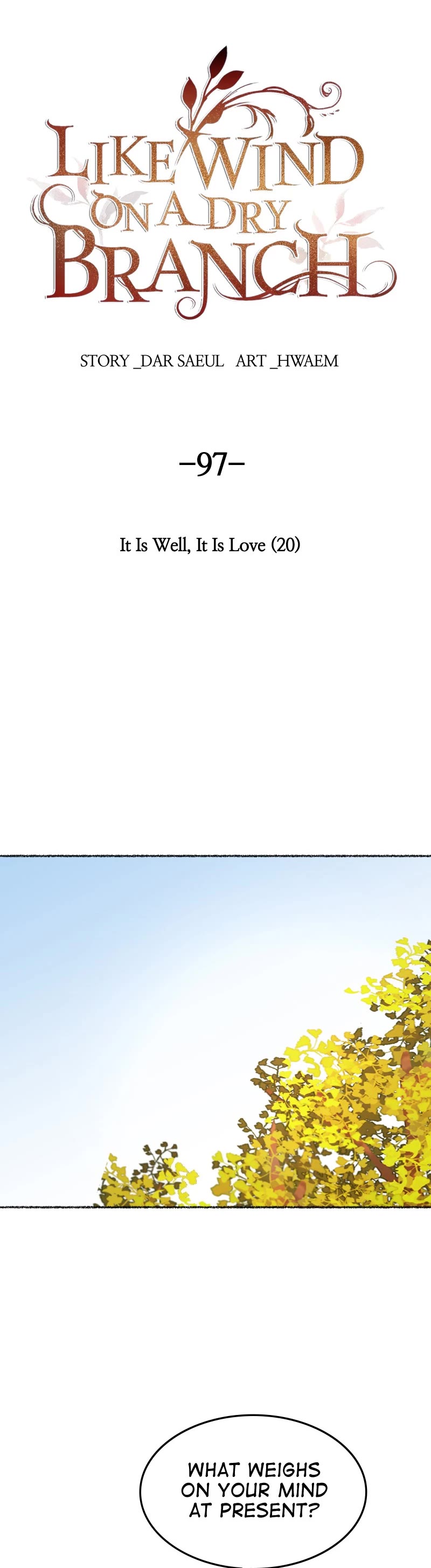 Like Wind on a Dry Branch Chapter 97 page 10 - Chapter 97: Ep. 97 - It Is Well, It Is Love (20)