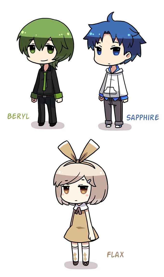 Lil' Green & Lil' Blue Chapter 1 page 3 - Chapter 1: Character Blueprints