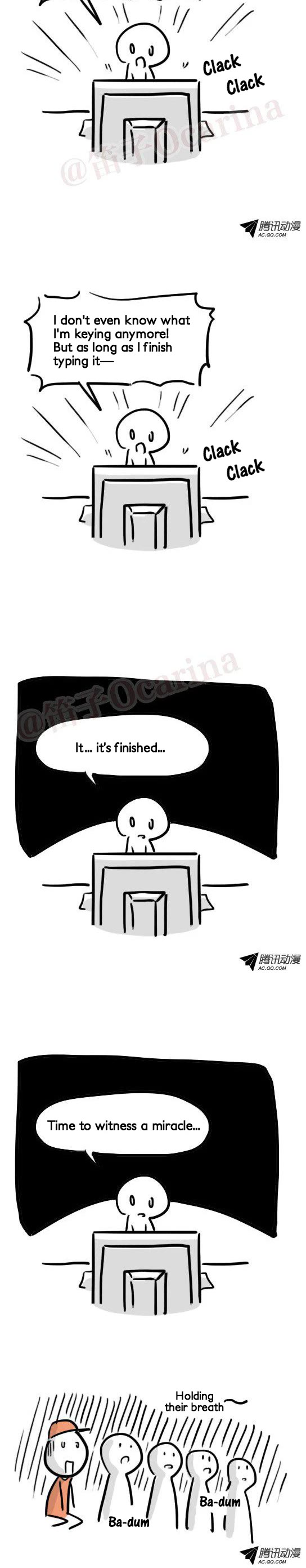 Lil' Green & Lil' Blue Chapter 21 page 5 - Chapter 21: The Soul of Coding