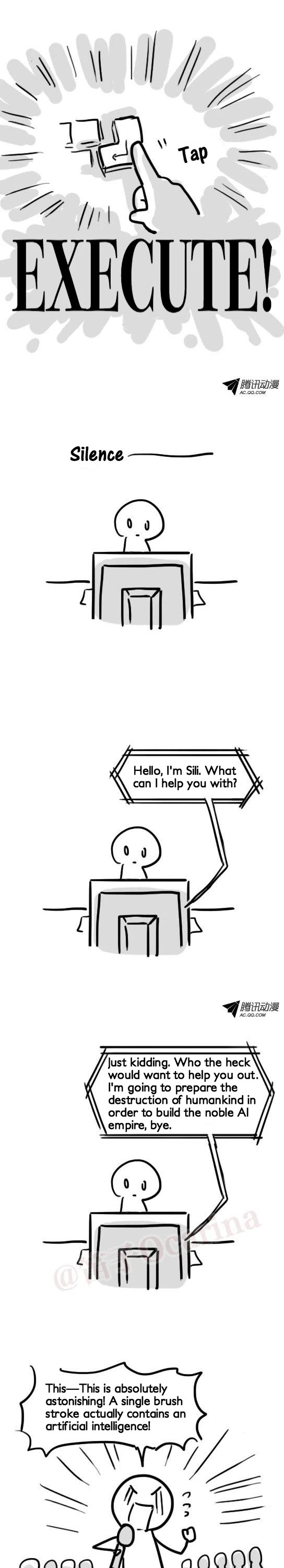 Lil' Green & Lil' Blue Chapter 21 page 6 - Chapter 21: The Soul of Coding