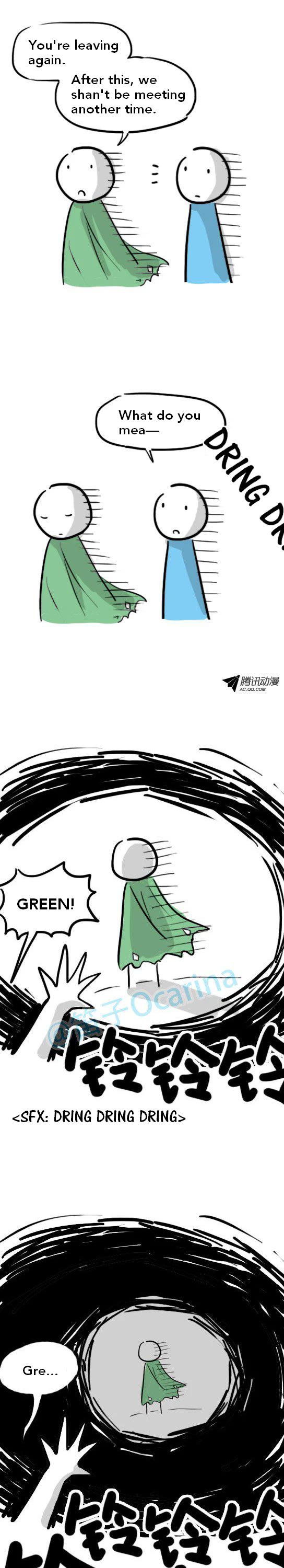 Lil' Green & Lil' Blue Chapter 27 page 14 - Chapter 27: Dream World