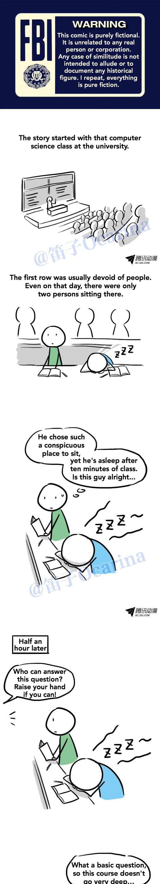 Lil' Green & Lil' Blue Chapter 31 page 1 - Chapter 31: Two Top Students