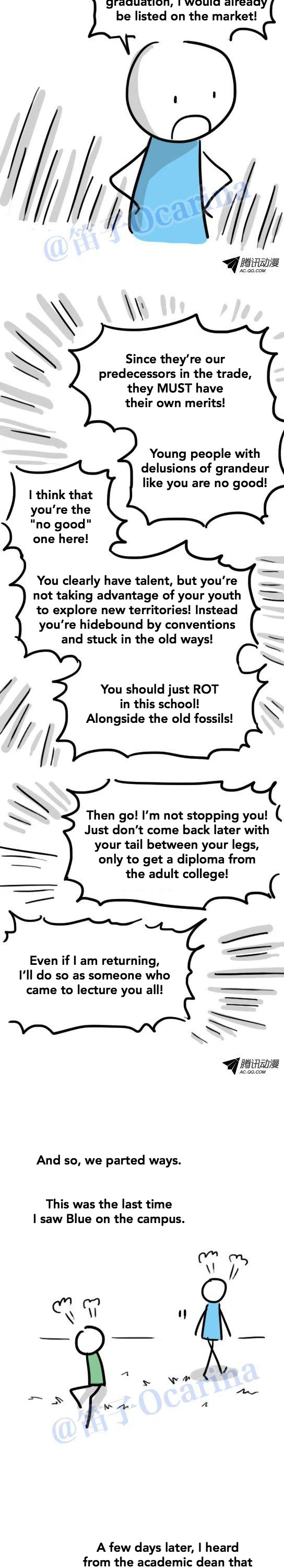 Lil' Green & Lil' Blue Chapter 31 page 13 - Chapter 31: Two Top Students