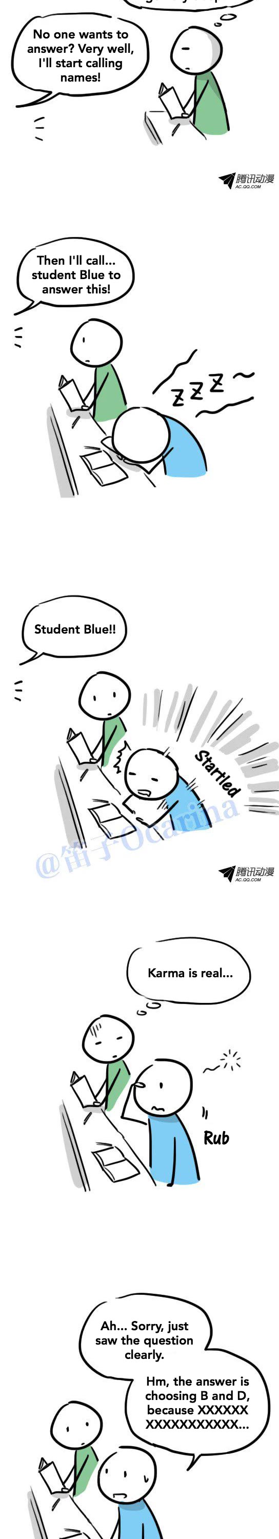 Lil' Green & Lil' Blue Chapter 31 page 2 - Chapter 31: Two Top Students