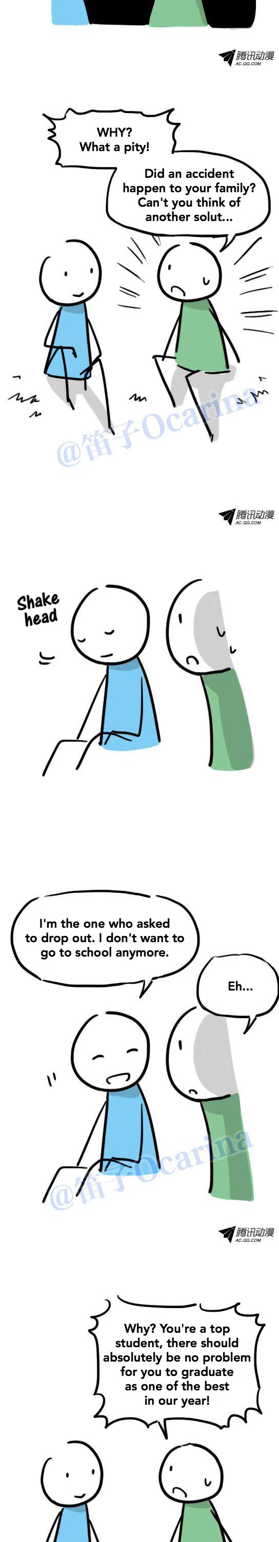 Lil' Green & Lil' Blue Chapter 31 page 8 - Chapter 31: Two Top Students