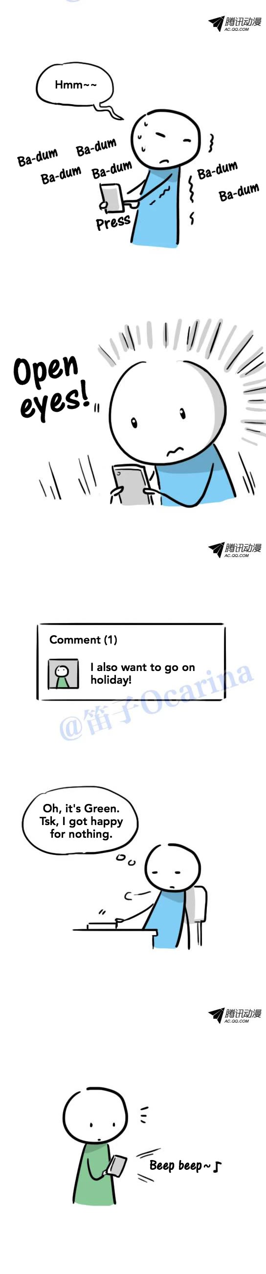 Lil' Green & Lil' Blue Chapter 39 page 2 - Chapter 39: Crushes and Likes