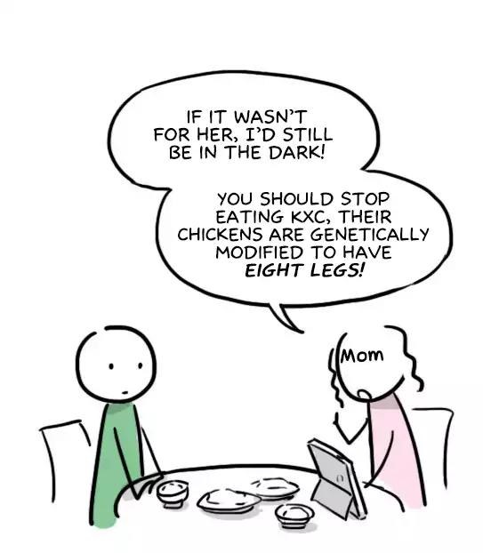 Lil' Green & Lil' Blue Chapter 68 page 7 - Chapter 68: Internet Addiction