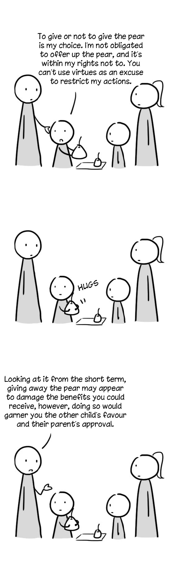 Lil' Green & Lil' Blue Chapter 9 page 4 - Chapter 9: The Chinese Way of Giving Pears