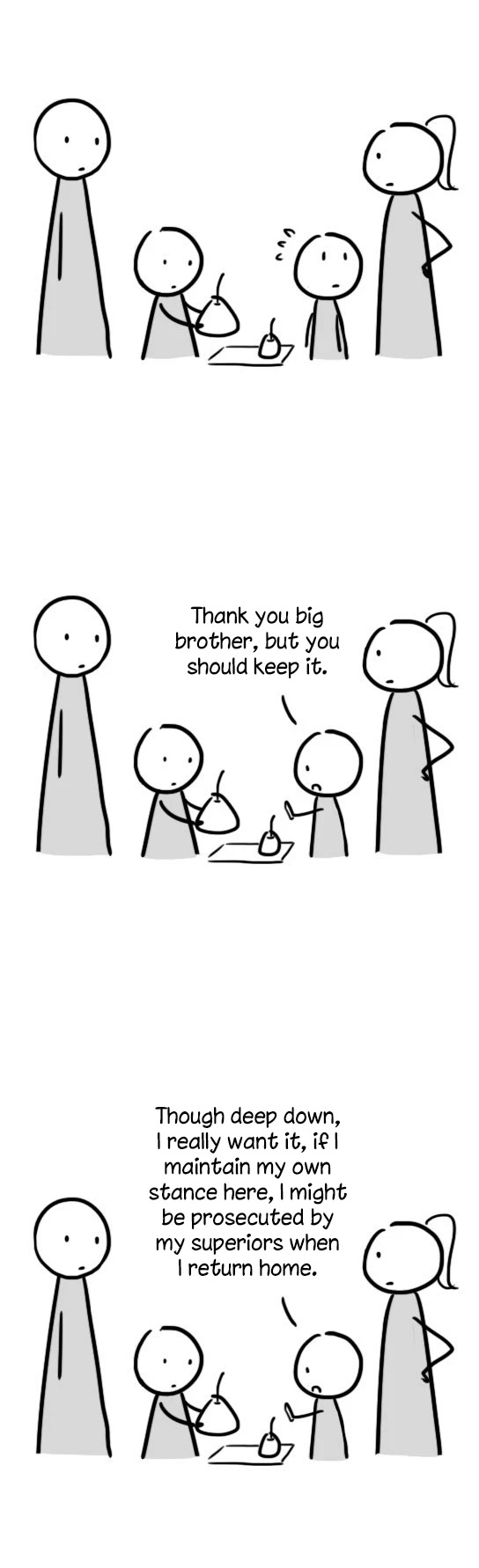 Lil' Green & Lil' Blue Chapter 9 page 7 - Chapter 9: The Chinese Way of Giving Pears