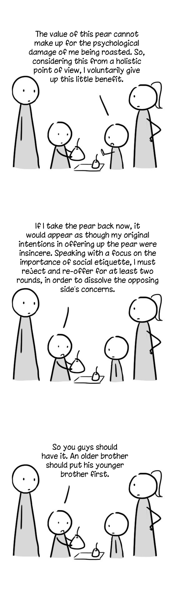 Lil' Green & Lil' Blue Chapter 9 page 8 - Chapter 9: The Chinese Way of Giving Pears
