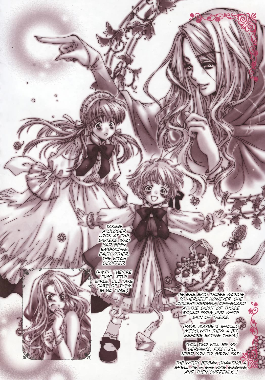 Lily White Chapter 1 page 2 - Chapter 1: Hanzel, Gretel And The Witch