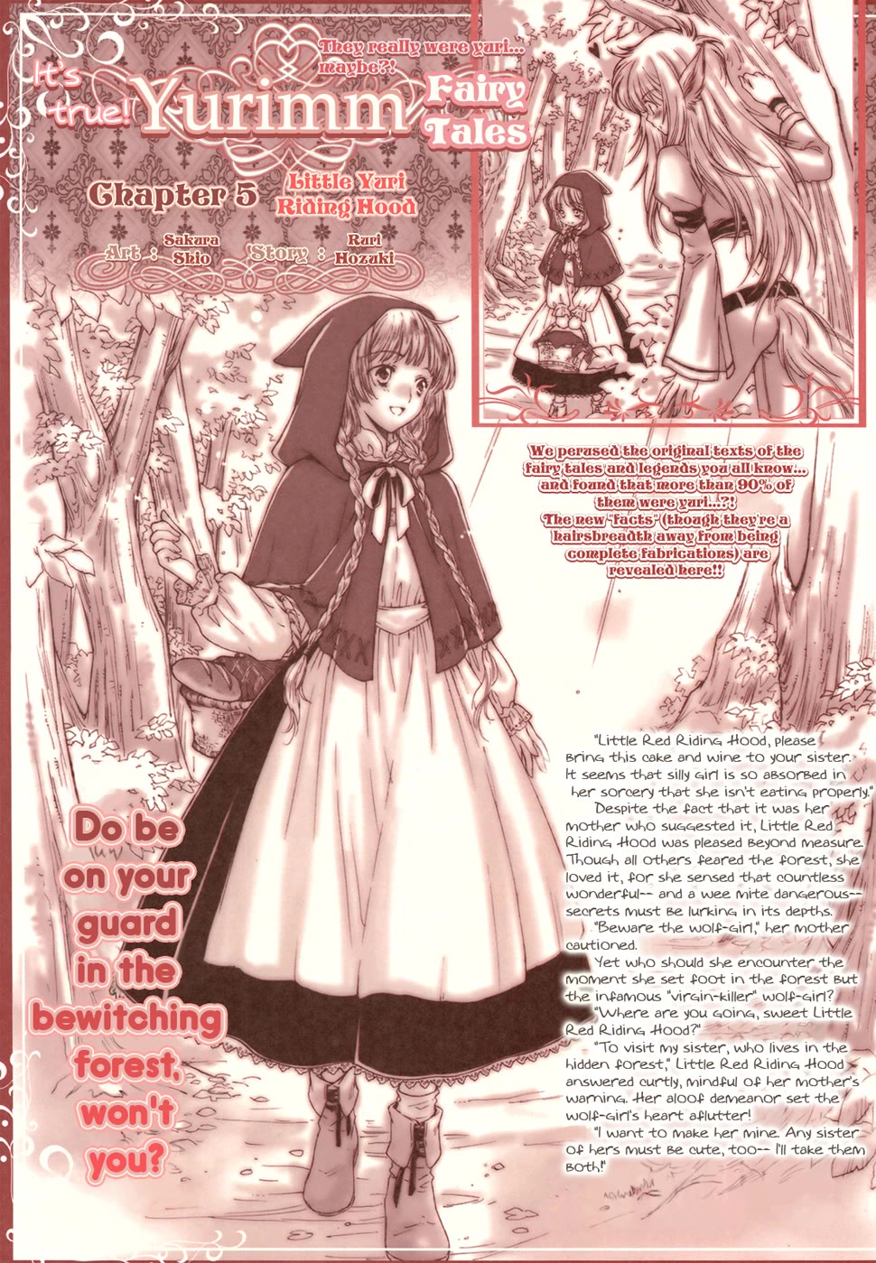 Lily White Chapter 9 page 1 - Chapter 9: Little Yuri Riding Hood  Oneshot [END]