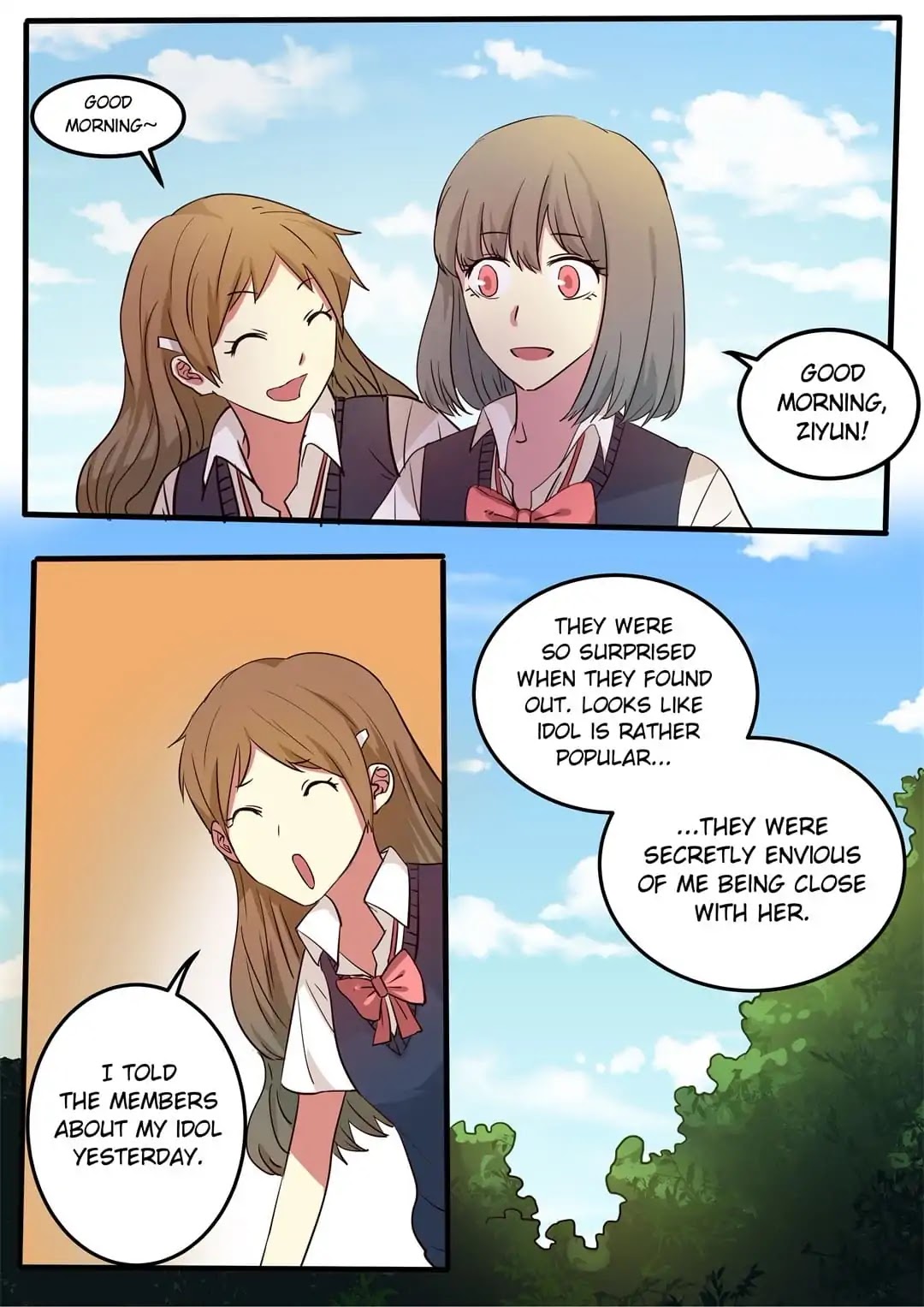 Lily (Yy) Chapter 1.15 page 3 - Vol.1 Chapter 15: Pretend To Be Normal