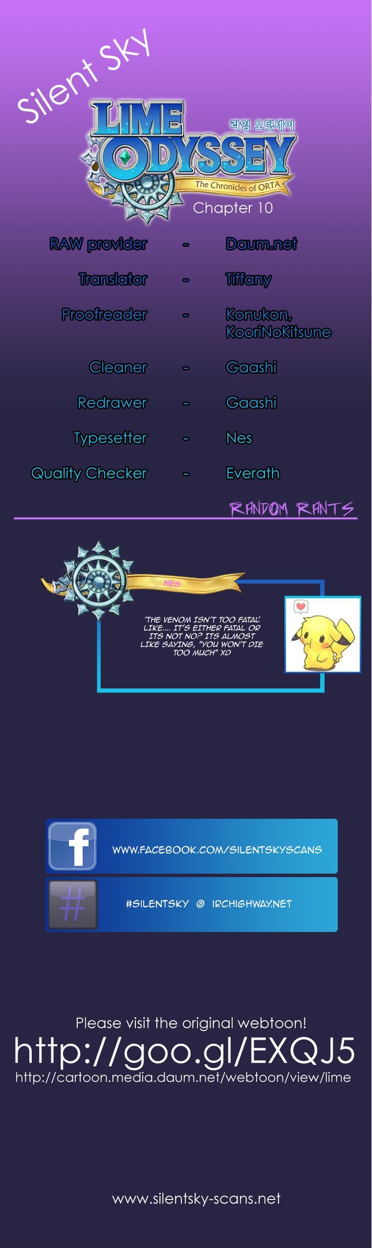 Lime Odyssey: The Chronicles of ORTA Chapter 10 page 1 - Chapter 10