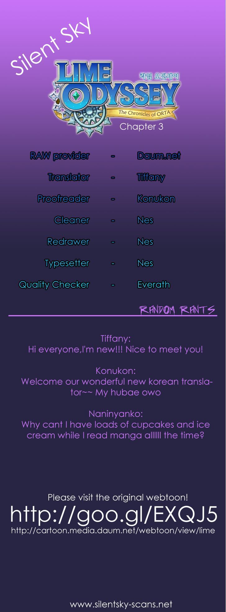Lime Odyssey: The Chronicles of ORTA Chapter 3 page 1 - Chapter 3