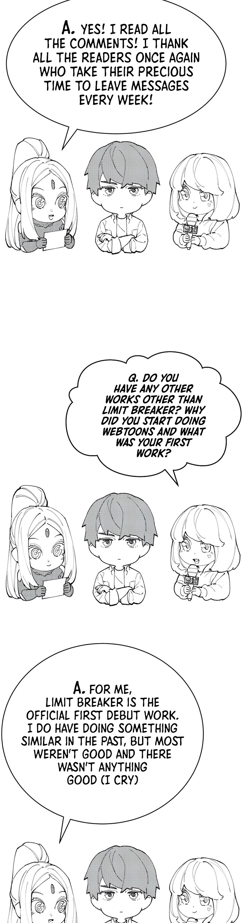 Limit Breaker Chapter 80 page 62 - Chapter 80: QnA
