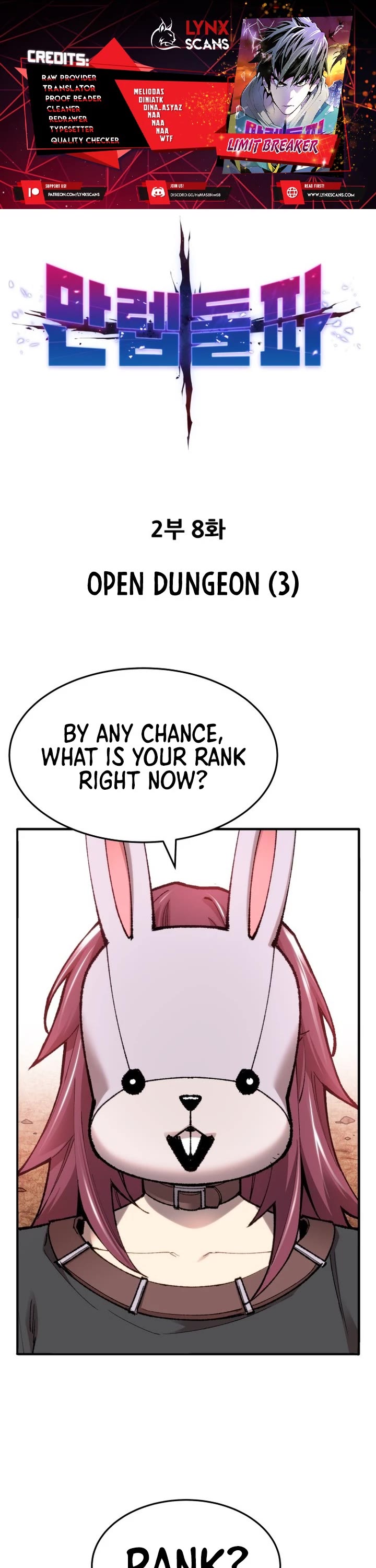 Limit Breaker Chapter 88 page 1 - Chapter 88: Open Dungeon (3)