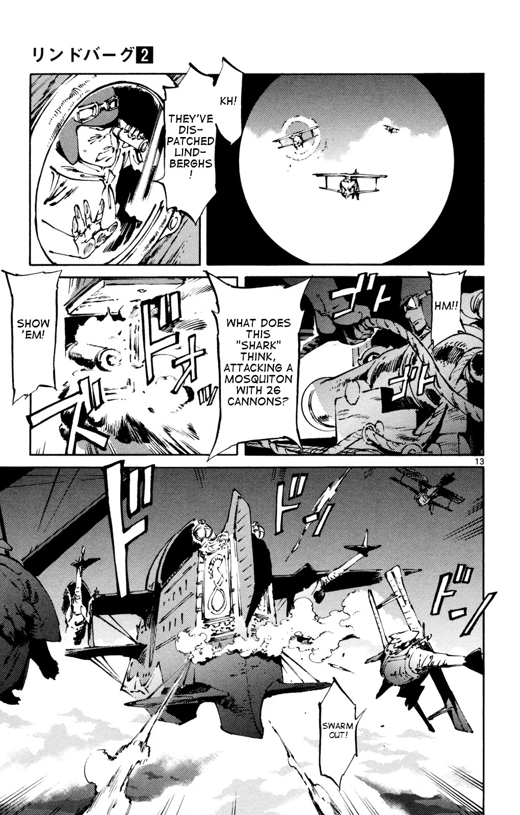 Lindbergh Chapter 8 page 12 - Chapter 8: Shark's Sky Pirate Crew