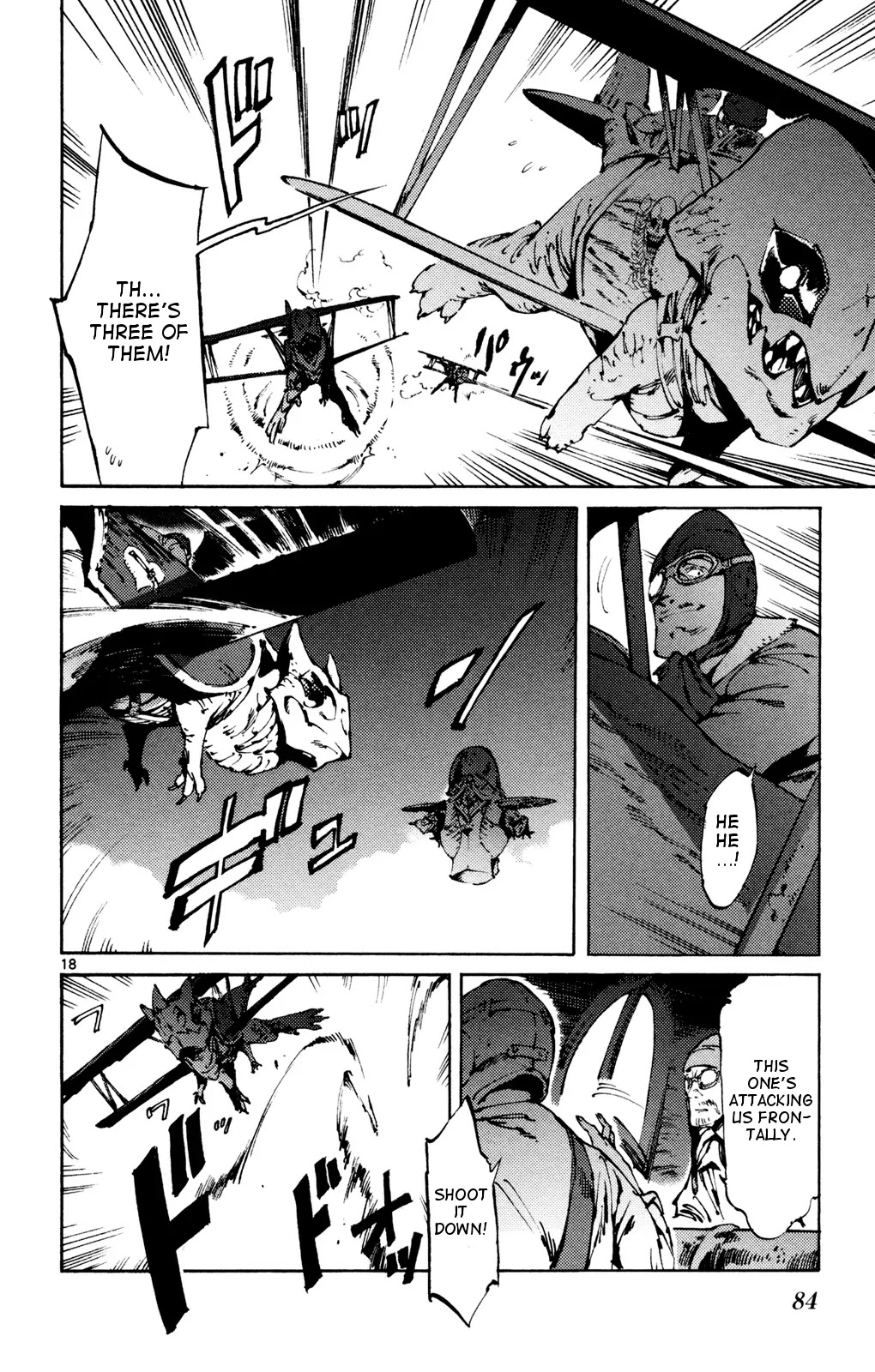 Lindbergh Chapter 8 page 17 - Chapter 8: Shark's Sky Pirate Crew