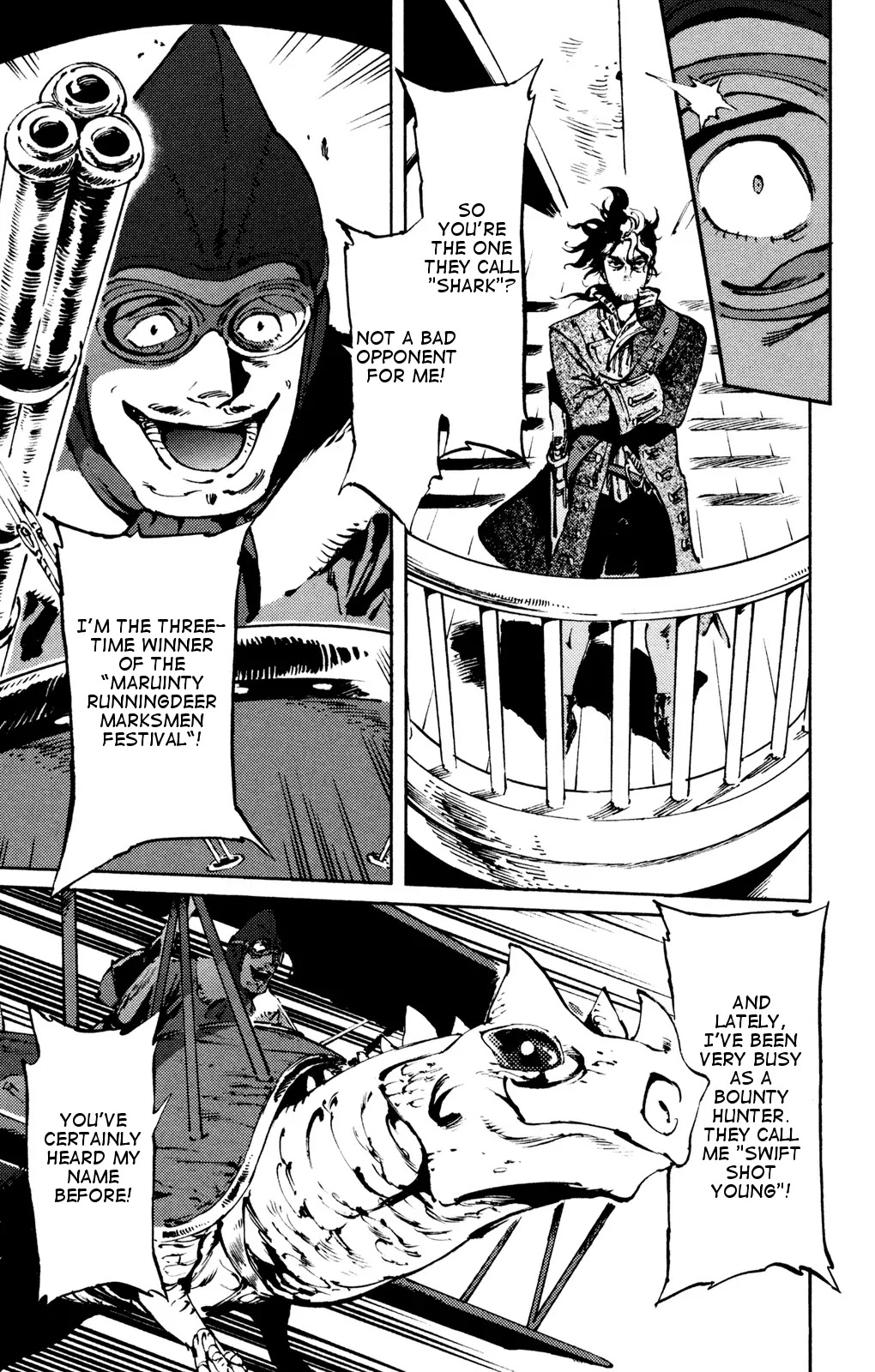 Lindbergh Chapter 8 page 18 - Chapter 8: Shark's Sky Pirate Crew