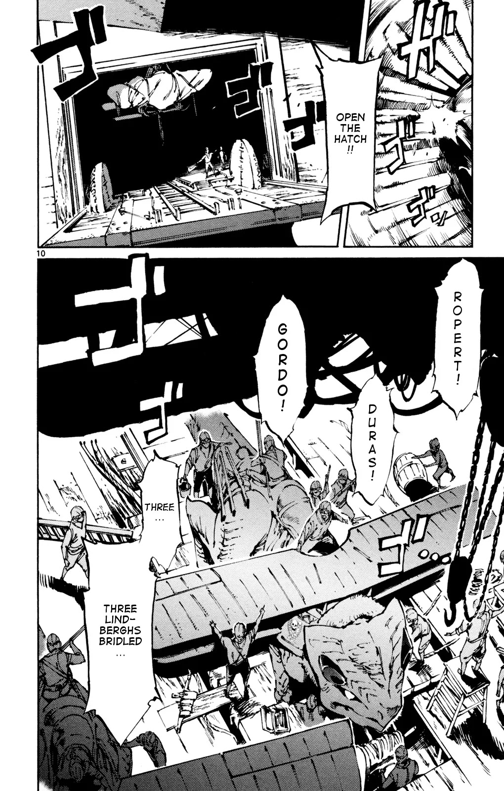 Lindbergh Chapter 8 page 9 - Chapter 8: Shark's Sky Pirate Crew
