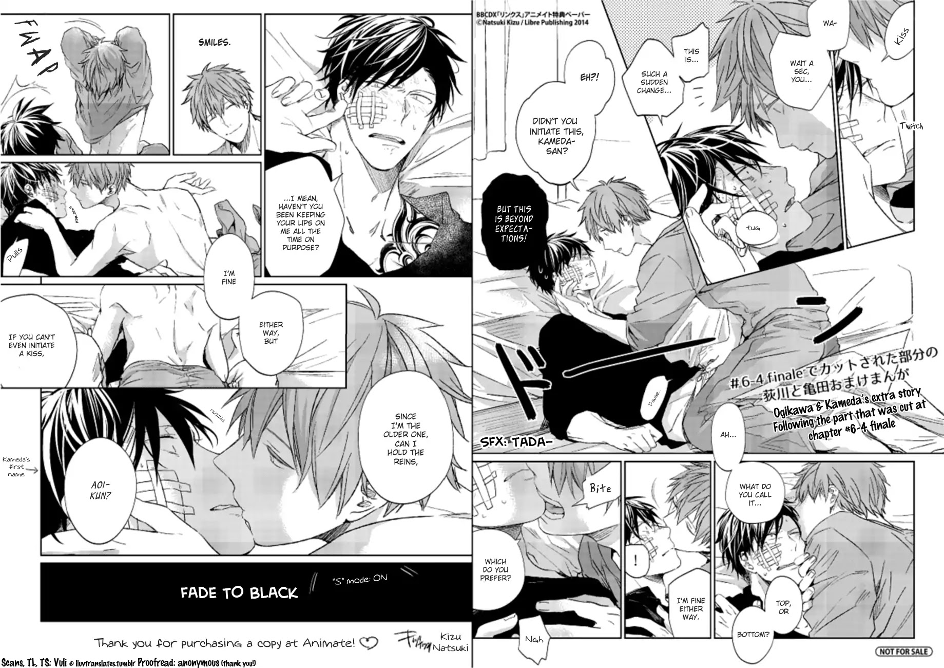 Links Chapter 7 page 1 - Chapter 7: Extras & Animate Bonus Paper [END]