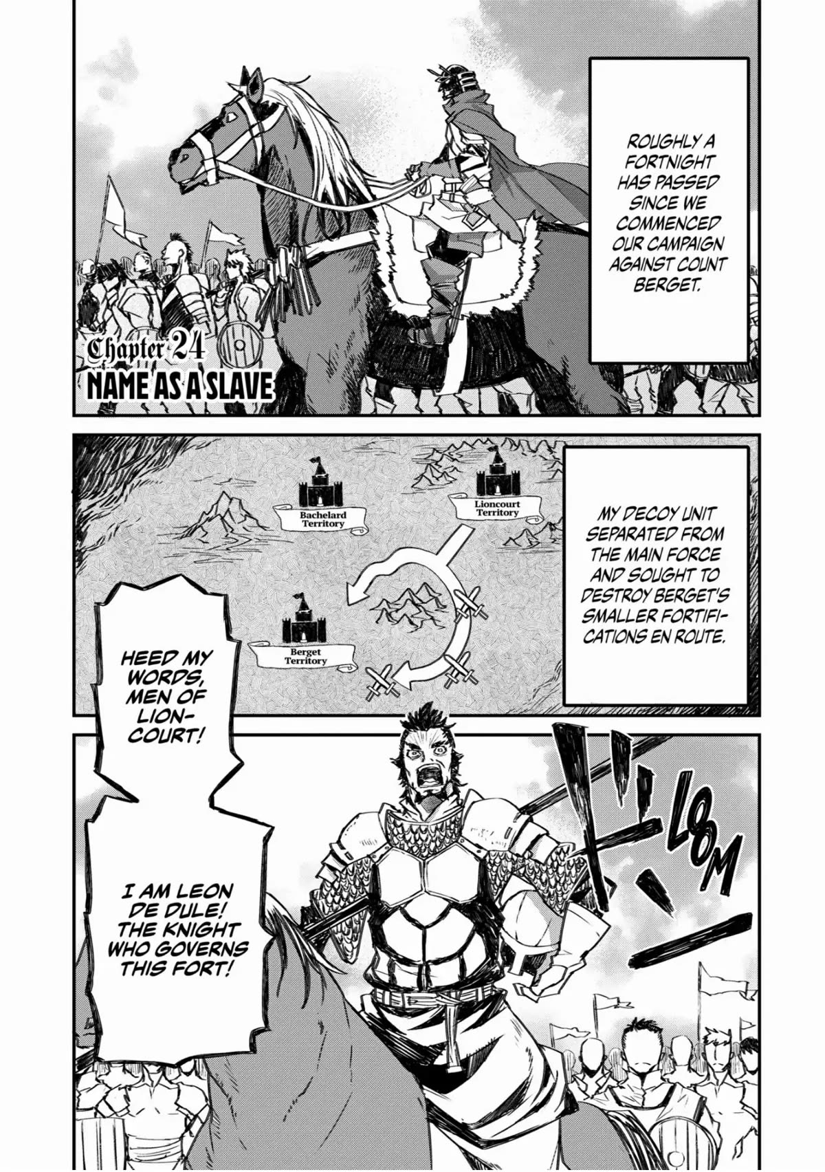 Lion Coeur Senki Chapter 24 page 5 - Chapter 24: Name as a Slave