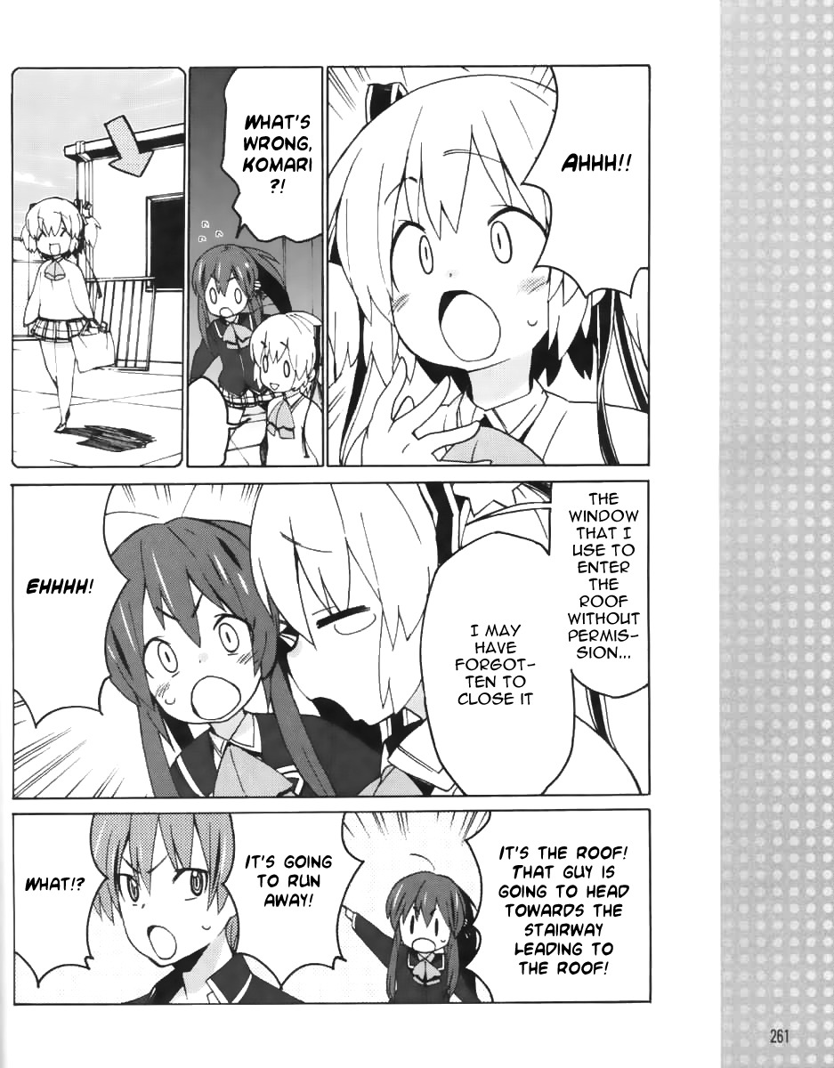 Little Busters! EX the 4-Koma Chapter 12 page 11 - Chapter 12: The Great Chase In The Dormitory At Night!