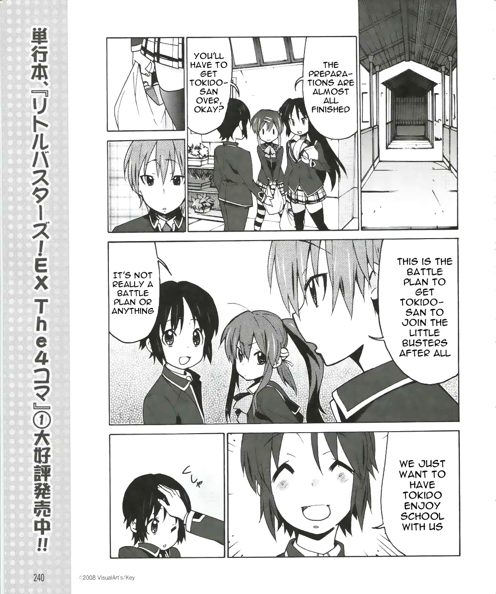 Little Busters! EX the 4-Koma Chapter 14 page 2 - Chapter 14: The Reason To Stay By One's Side